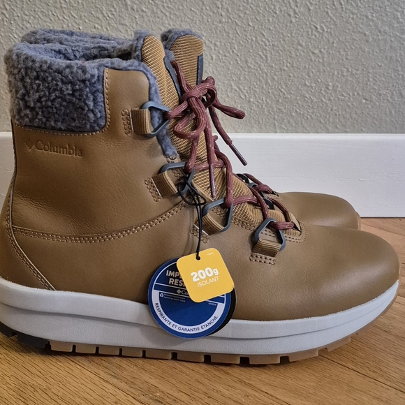Columbia Women's Size 8.5 Moritza Weatherproof Brown Boots NEW - Picture 3 of 8
